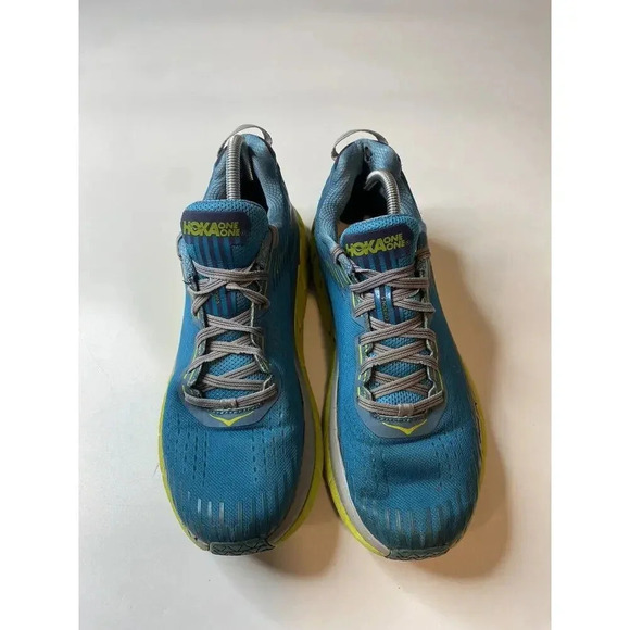HOKA ONE ONE CLIFTON 5 MEN'S CARIBBEAN SEA/STORM BLUE Size 11 No Insoles - Picture 2 of 10